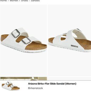 -Pre-Loved- BIRKENSTOCK Arizona Birko-Flor Slide Sandal SZ 40